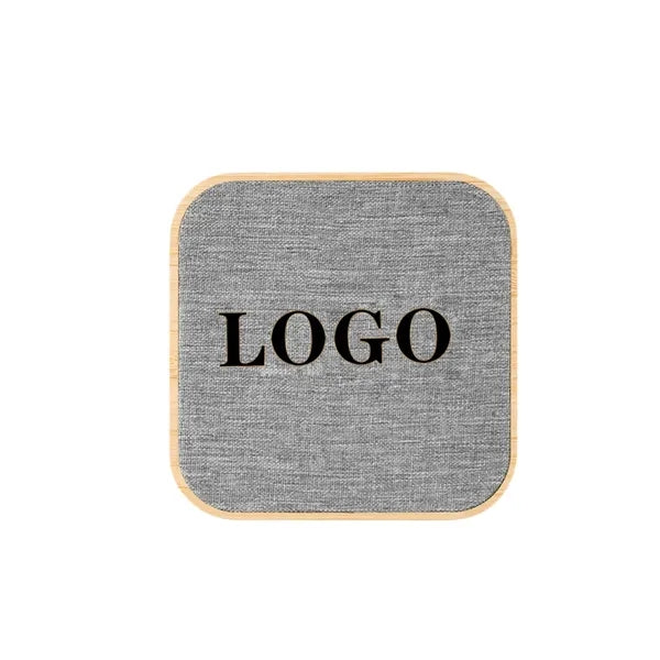 Bamboo RPET Wireless Charger, Eco-Friendly Tech Gift