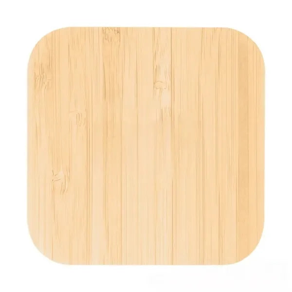 Bamboo RPET Wireless Charger, Eco-Friendly Tech Gift