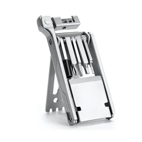 Bike Repair Tool Kit 13-in-1 Keychain Multitool Phone Stand