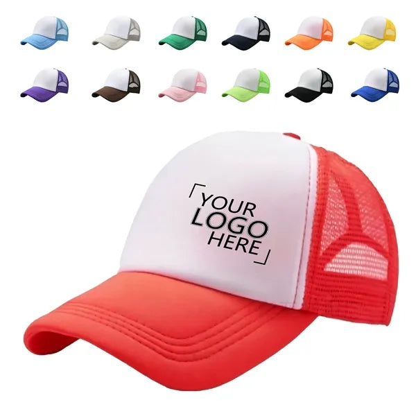 Polyester Foam Mesh Snapback Trucker Hat