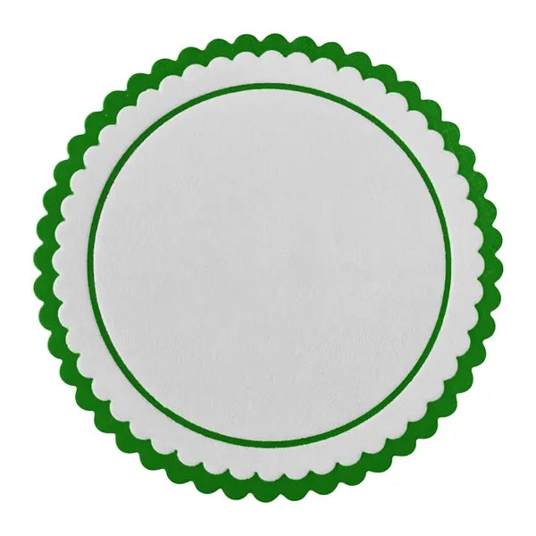 4" Round Multi-ply Cellulose Coaster
