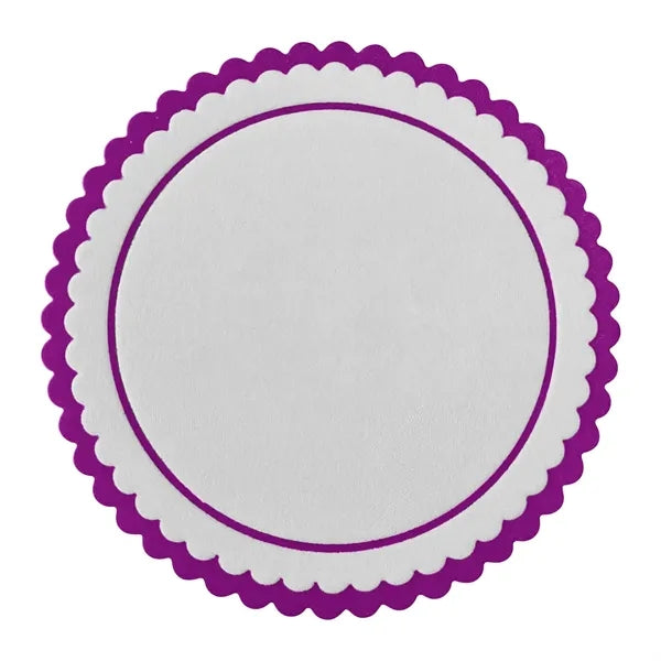 4" Round Multi-ply Cellulose Coaster