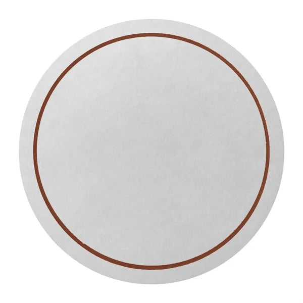 4" Round Multi-ply Cellulose Coaster