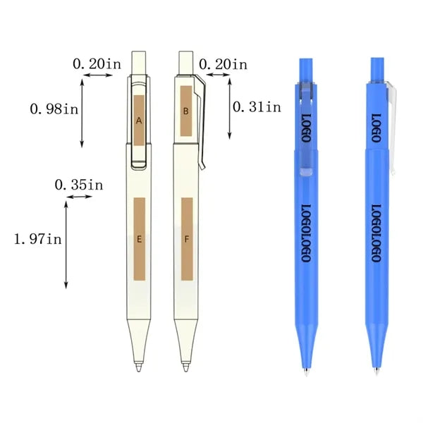 Practical Push-Button Ballpoint Pen for Promotions