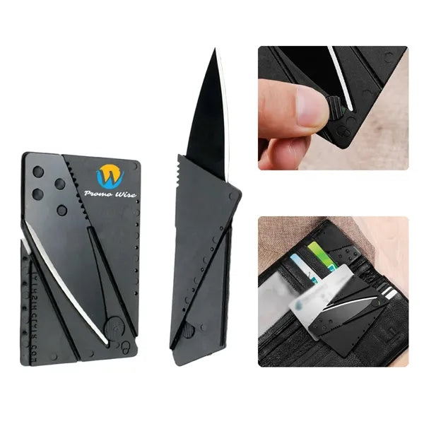 Foldable Versatile Waterproof Credit Card Shaped Fruit Knife