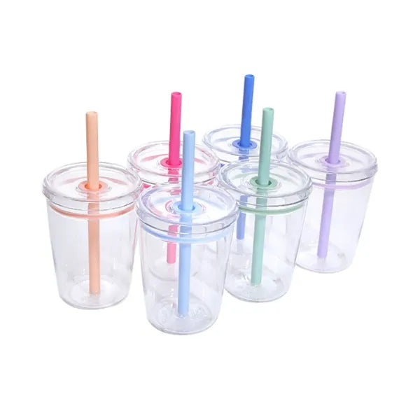 350ml/12oz Tritan Tumbler with Straw and Lid