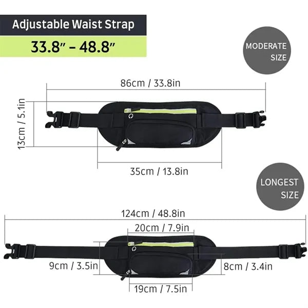 Sports Pack Waist Bag with Water Bottle Holder
