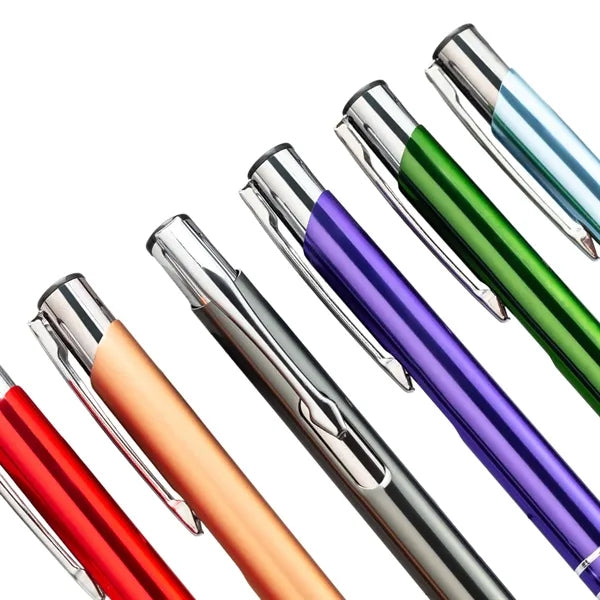 Aluminum Barrel Click Ballpoint Pen for Office and School