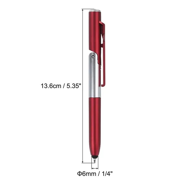 Foldable 4-in-1 Multifunction LED Capacitive Pen