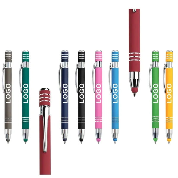2-in-1 Capacitive Touch Screen School Writing Ballpoint Pen