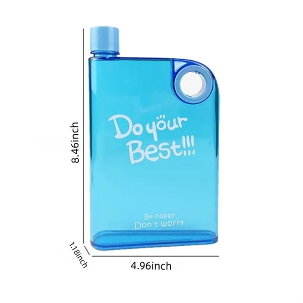 Portable Flat Water Bottle for Cycling