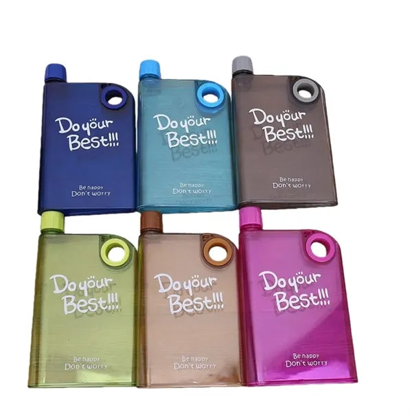 Portable Flat Water Bottle for Cycling