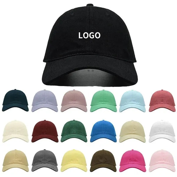 Premium Unisex Thickened Polyester Solid Color Baseball Cap