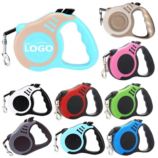 200-inch Multi-color Custom Logo Outdoor Anti-Lost Pet Leash