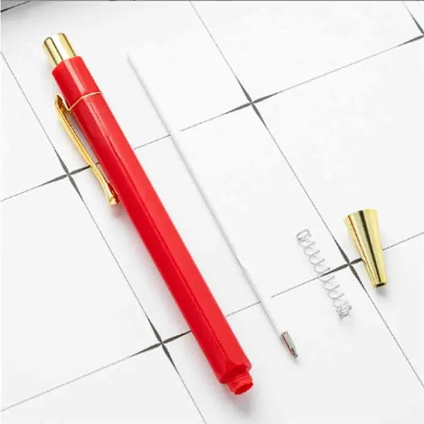 Macaron colored hexagonal ballpoint pen