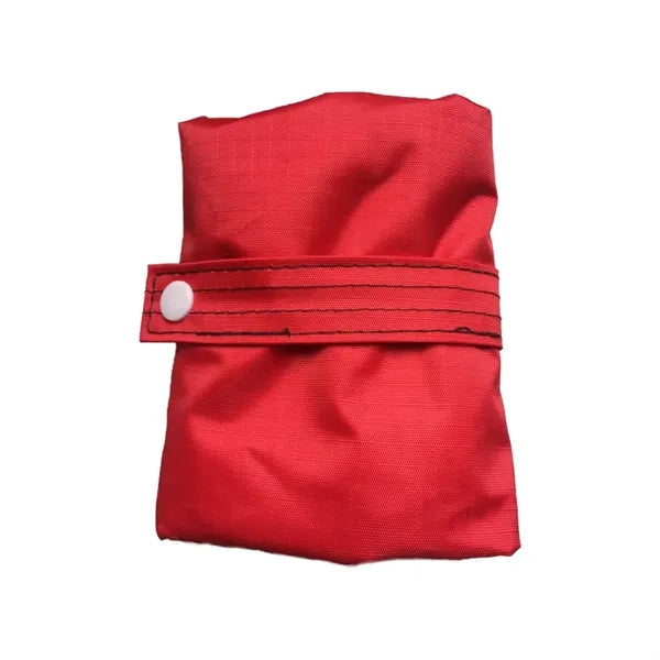 13 1/2" Foldable Oxford Cloth Button Closure Handle Bag