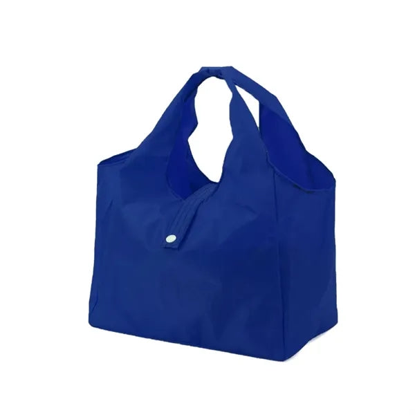 13 1/2" Foldable Oxford Cloth Button Closure Handle Bag
