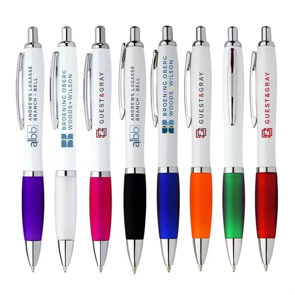 Plastic Click Satin Pen