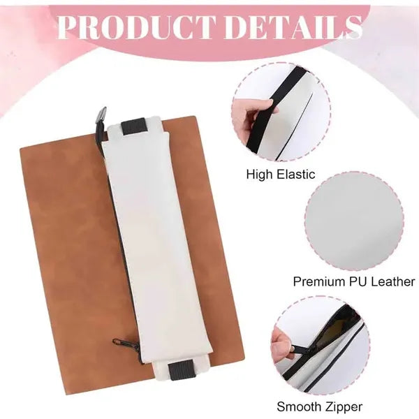 Elastic Strap Anti-Loss Pencil Case Sleeve
