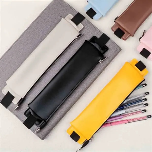 Elastic Strap Anti-Loss Pencil Case Sleeve