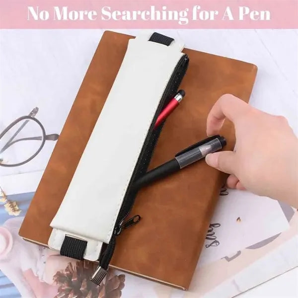 Elastic Strap Anti-Loss Pencil Case Sleeve