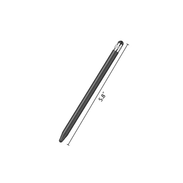 5 4/5" Dual-Tip Stainless Steel Stylus Pen