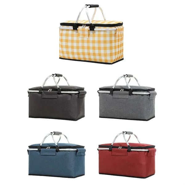 Collapsible Insulated Picnic Basket
