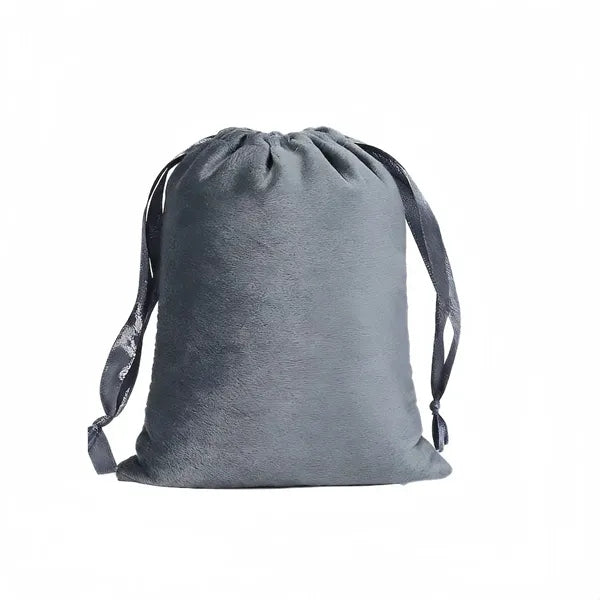 6" x 8" Plush Velvet Drawstring Pouch