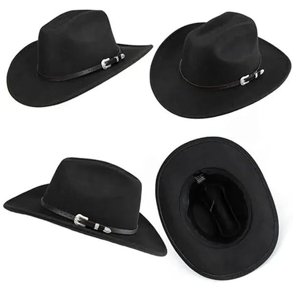 Western Cowboy for Men Women Classic Fedora Hat