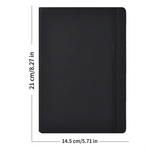 A5 PU Leather Ruled Classic Notebook