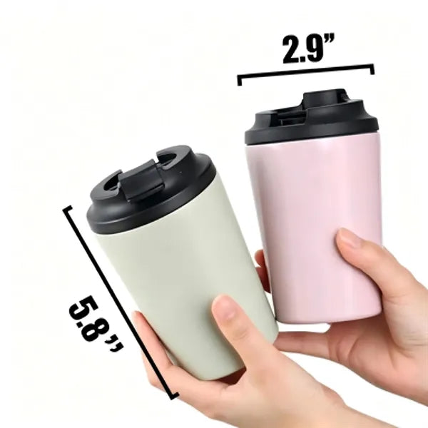 12oz Stainless Steel Insulated Coffee Mug with Lid