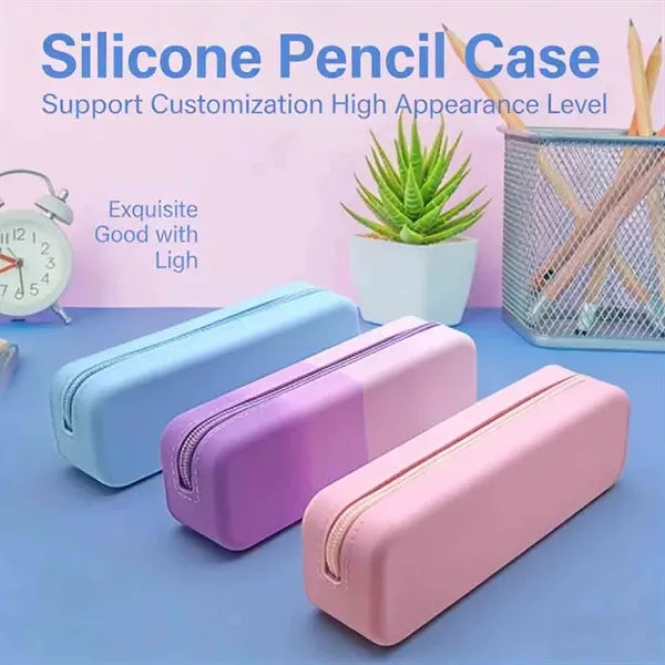 Eco-Friendly and Large Capacity Silicone Pencil Case