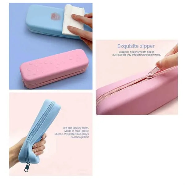 Eco-Friendly and Large Capacity Silicone Pencil Case