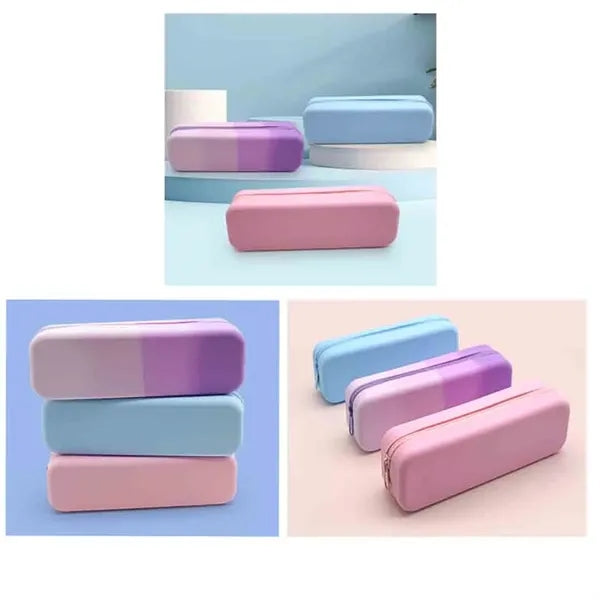 Eco-Friendly and Large Capacity Silicone Pencil Case