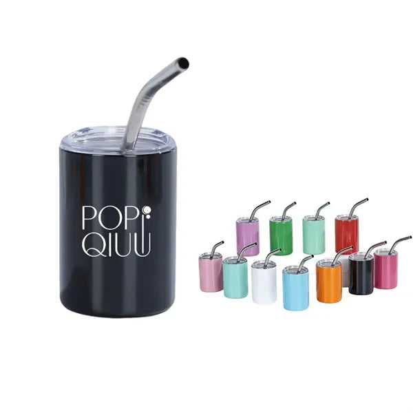 Vacuum Travel Tumbler with Straw - 3 oz