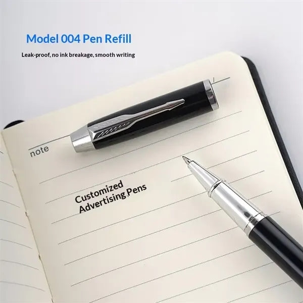 Luxury Metal Fine Point Ballpoint Pen 0.5mm Black ink