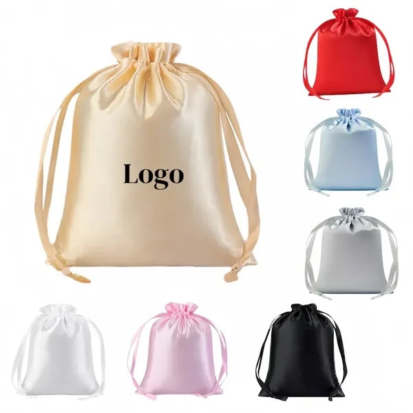 Premium Durable Satin Drawstring Bag