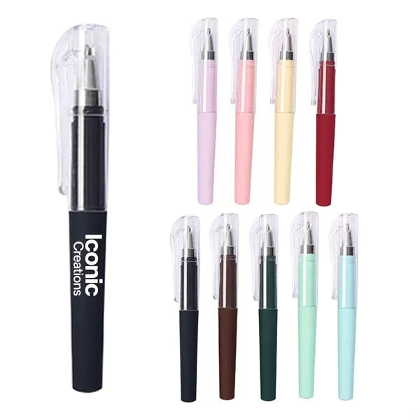 Pastel Click Gel Pen Smooth Writing Office School