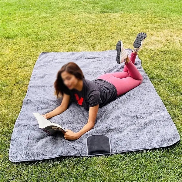 Portable Camping Blanket with Waterproof Backing