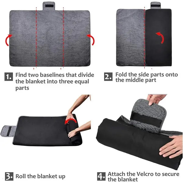 Portable Camping Blanket with Waterproof Backing
