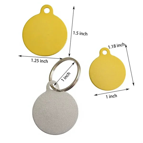 Colorful Round Custom Logo Keychain