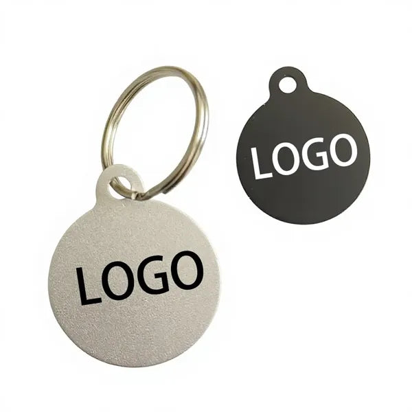 Colorful Round Custom Logo Keychain