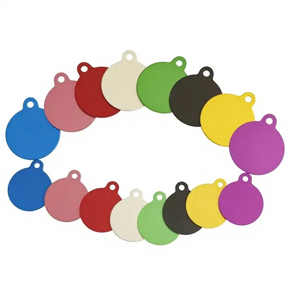 Colorful Round Custom Logo Keychain