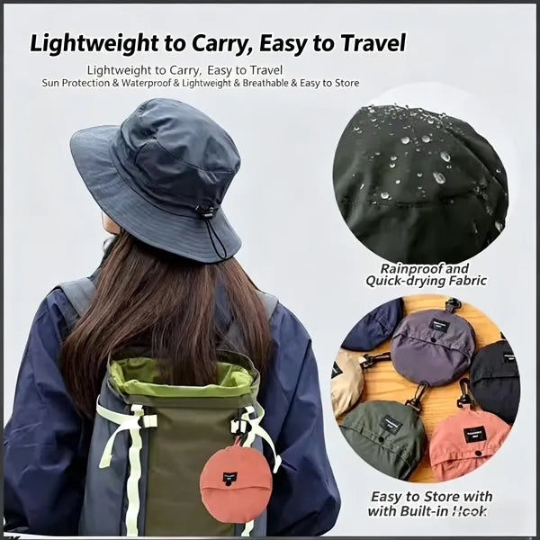 Packable Quick-Dry Sun Hat for Hiking