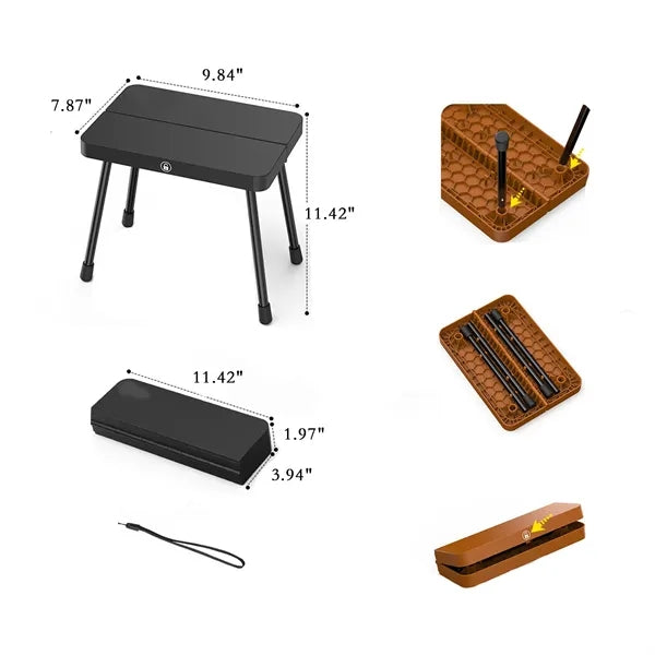 Quick-Fold Portable Camping Chair with Carry Bag