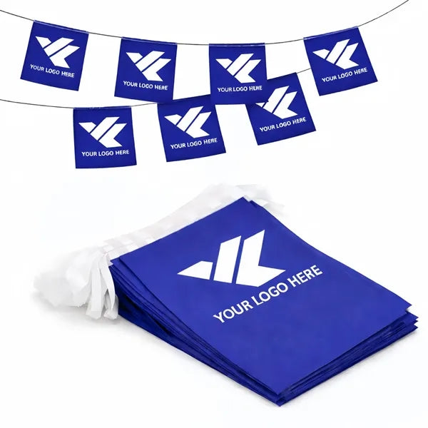 Custom-made bunting flags for events