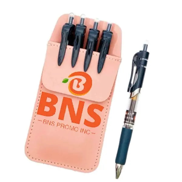 PU leather pen case for inserting pens