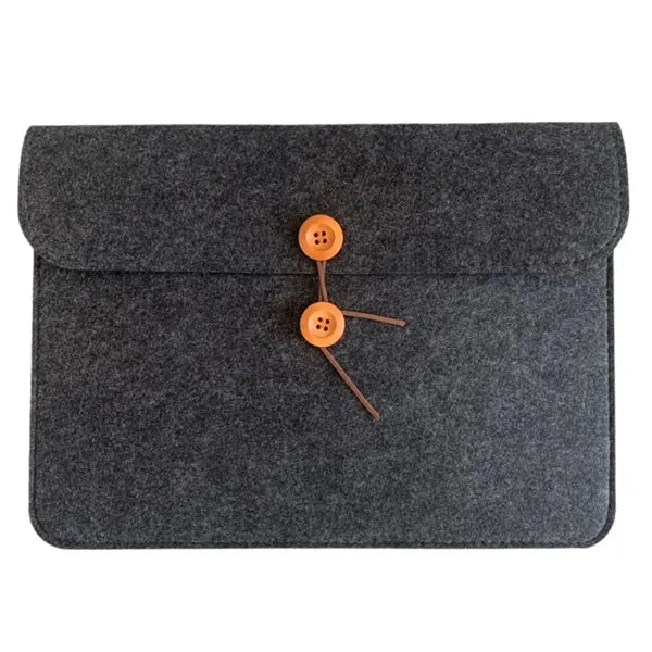 Felt A4 Document Folder, Button Closure