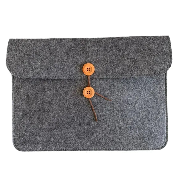 Felt A4 Document Folder, Button Closure