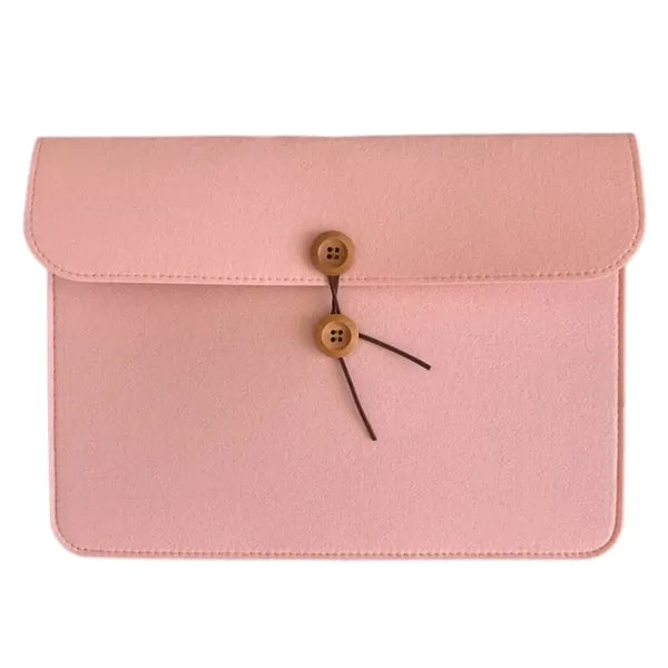 Felt A4 Document Folder, Button Closure